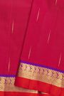 Kancheepuram Silk Rani Pink Saree