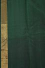 Kancheepuram Silk Bottle Green Saree