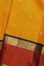 Kancheepuram Silk Mustard Saree