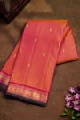 Kancheepuram Silk Peach Saree