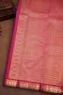 Kancheepuram Silk Peach Saree