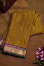 Kancheepuram Silk Mehendi Green Saree