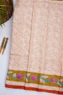 Fancy Tussar Light Peach Saree
