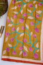 Fancy Tussar Light Peach Saree