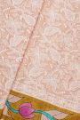Fancy Tussar Light Peach Saree