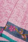 Fancy Tussar Pink Saree