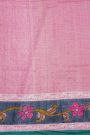 Fancy Tussar Pink Saree