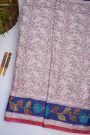 Fancy Tussar Lavender Saree