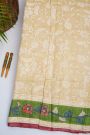 Fancy Tussar Cream Saree