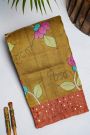 Fancy Tussar Mustard Saree