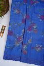 Fancy Tussar Royal Blue  Saree