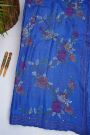 Fancy Tussar Royal Blue  Saree