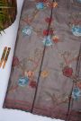 Fancy Tussar Grey  Saree