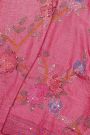 Fancy Tussar Magenta  Saree