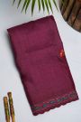 Fancy Silk Magenta Saree