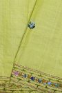 Fancy Tussar Parrot  Green Saree