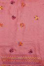 Fancy Tussar Pink  Saree