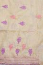 Fancy Tussar Cream Saree