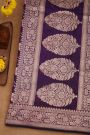 Banarasi Silk Violet Saree
