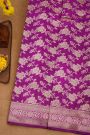 Banarasi Silk Purple Saree