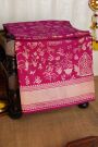 Banarasi Silk Magenta Saree