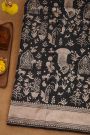 Banarasi Silk  Black Saree