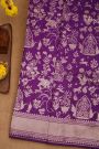 Banarasi Silk Purple Saree