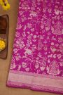 Banarasi Silk Magenta Saree