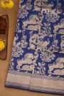Banarasi Silk Navy Blue Saree