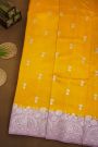 Fancy Matka Silk Orange  Saree