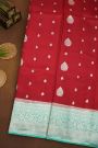 Fancy Matka Silk Red  Saree