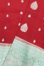 Fancy Matka Silk Red  Saree