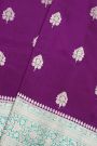 Fancy Matka Silk Purple Saree
