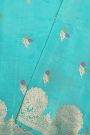 Fancy Matka Silk Sky Blue Saree
