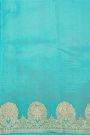 Fancy Matka Silk Sky Blue Saree