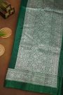 Fancy Matka Silk Bottle Green Saree