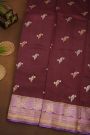 Fancy Matka Silk Wine Saree