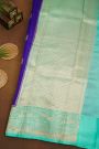 Matka Silk Violet Saree
