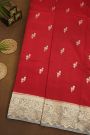 Matka Silk Red Saree