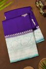 Fancy Matka Silk Royal Blue Saree