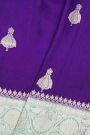 Fancy Matka Silk Royal Blue Saree