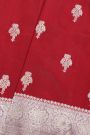 Fancy Matka Silk Red Saree