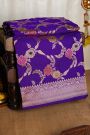 Banarasi Silk Navy Blue Saree
