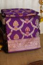 Banarasi Silk Purple Saree