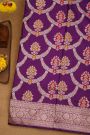 Banarasi Silk Purple Saree