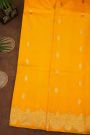Fancy Matka Silk Mustard And Orange Saree