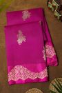 Fancy Matka Silk Magenta Saree