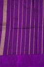 Matka Silk Violet  Saree