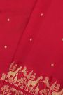 Fancy Matka Silk Red Saree