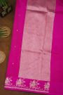 Matka Silk Magenta  Saree